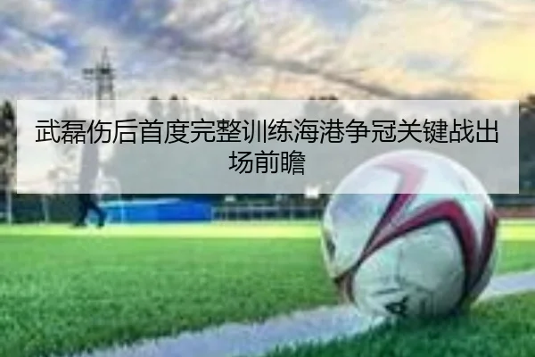 武磊伤后首度完整训练海港争冠关键战出场前瞻